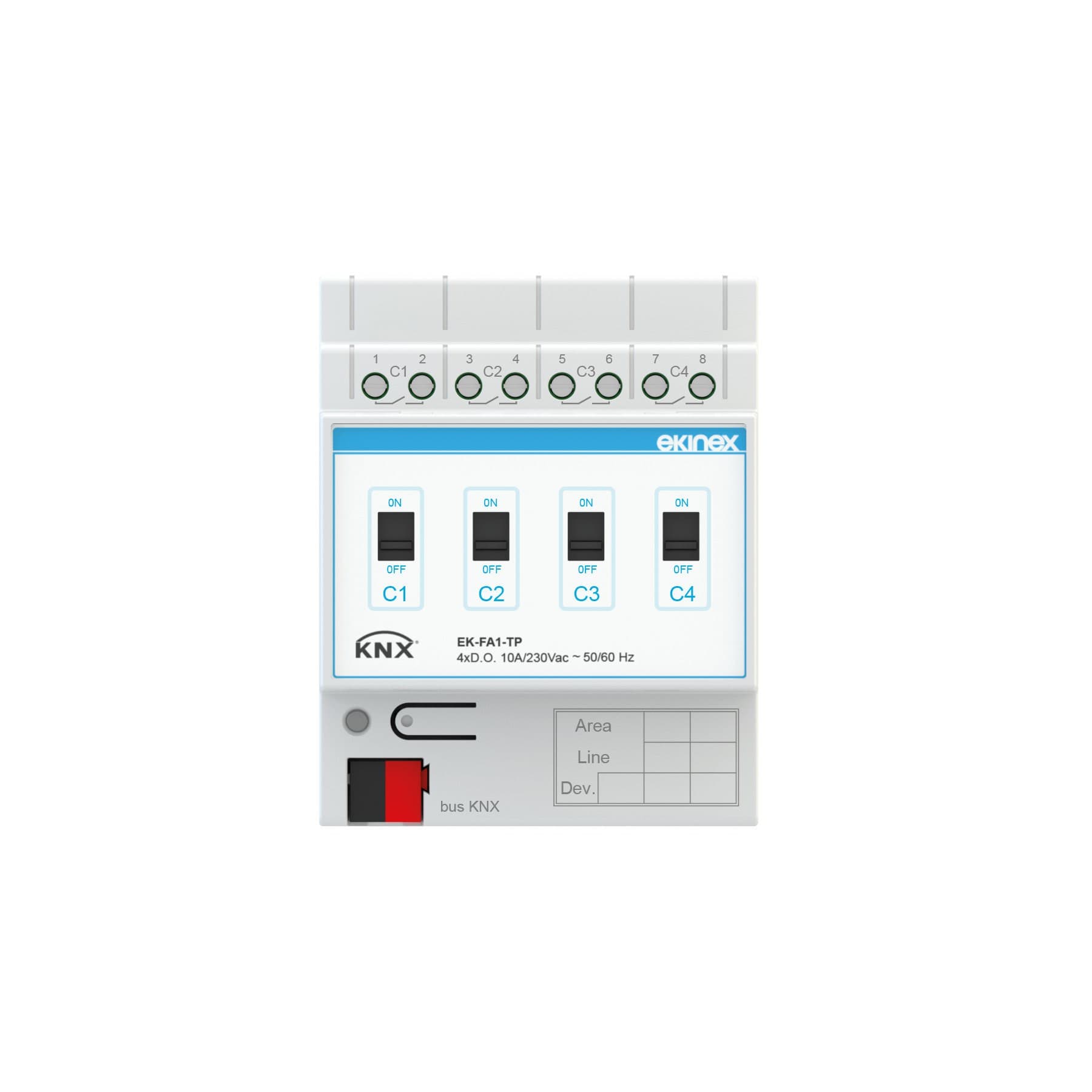 EKINEX
EKINEX® EK-FA1-TP
4-fold binary output