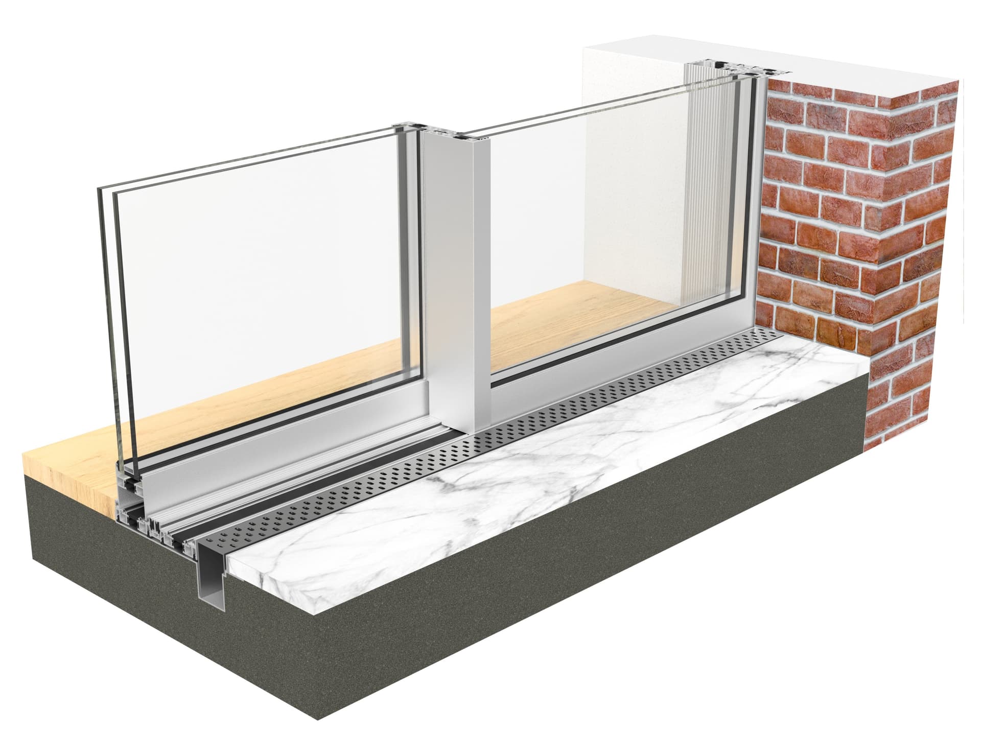 EKU
PERFEKTION® SLIDE
Aluminium thermal break window