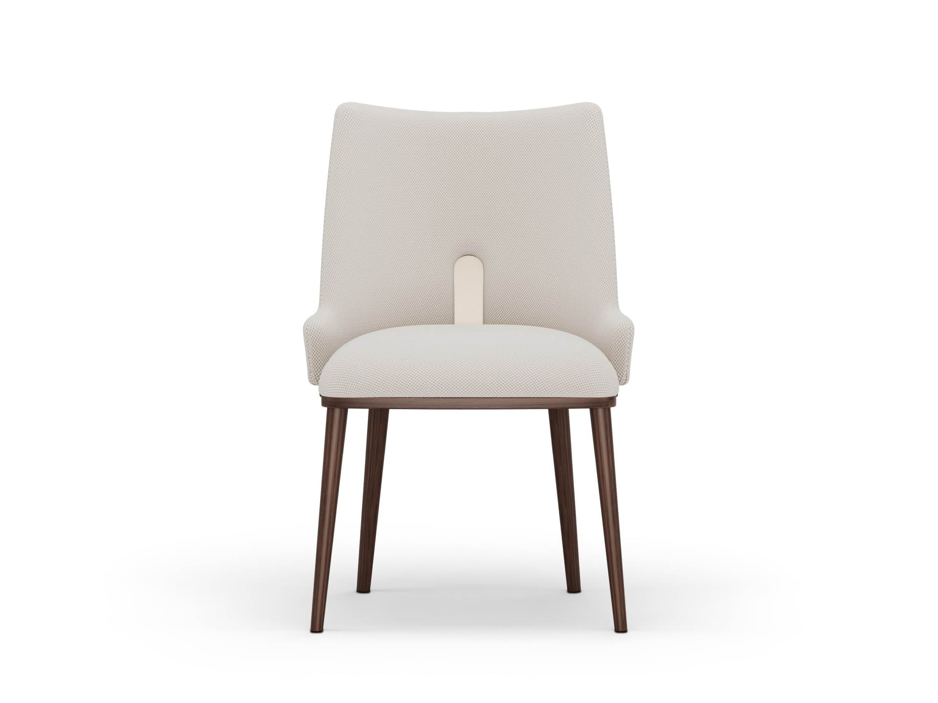 Elbra
FLARE
Fabric chair without armrests