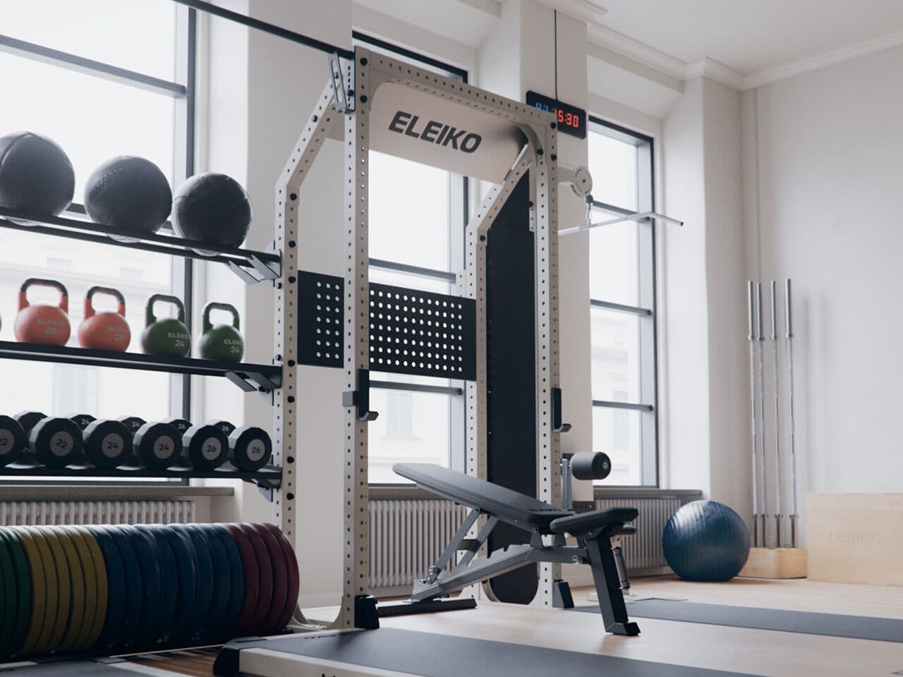 Eleiko
PRESTERA
Stainless steel half rack