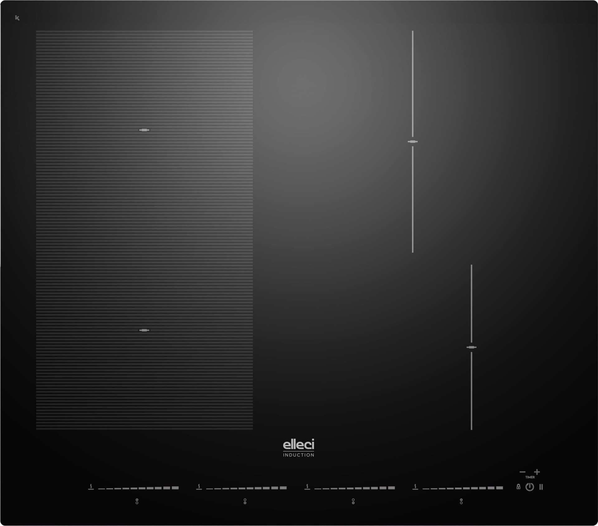 Elleci
URBAN 60
Built-in induction glass ceramic hob