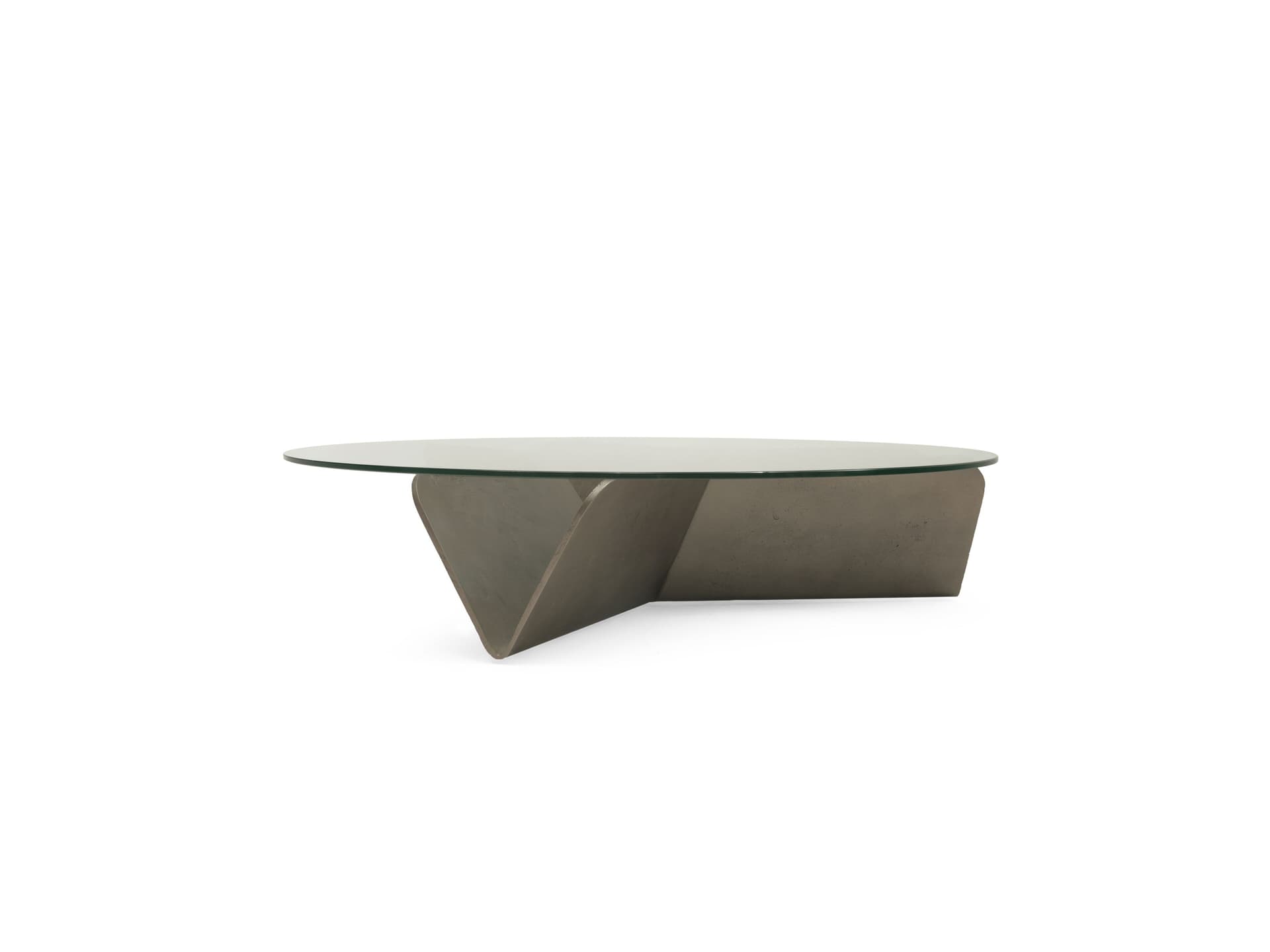 ENNE
COOS
Round glass and metal coffee table