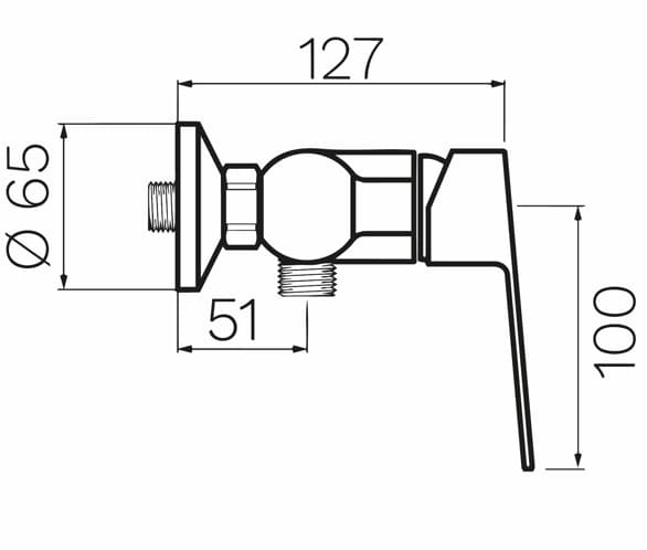 Ercos
VERSILIA
External shower mixer