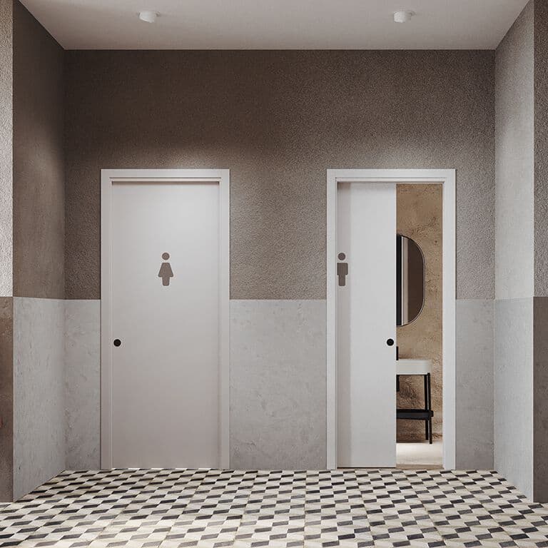 Ermetika
UNICO EVO
Two sliding doors in opposite directions