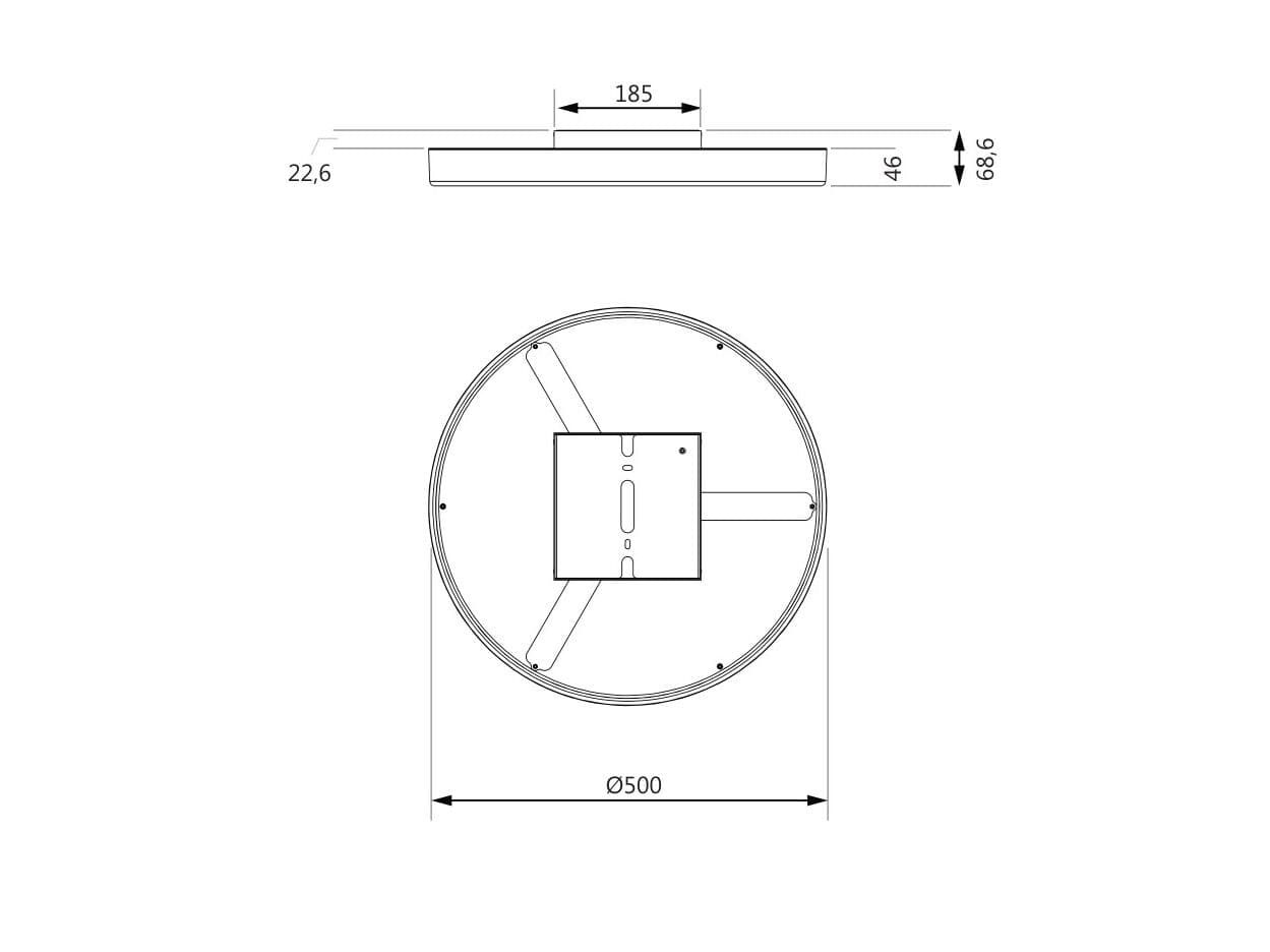 Essenzialed
PADELLA P DARK
LED aluminium ceiling light