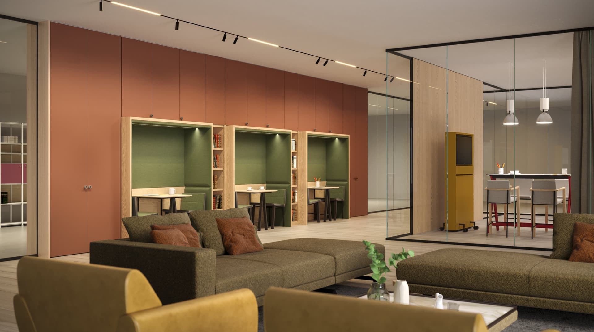 ESTEL GROUP
BRIEFING INTERWALL MEETING
Wooden meeting pod