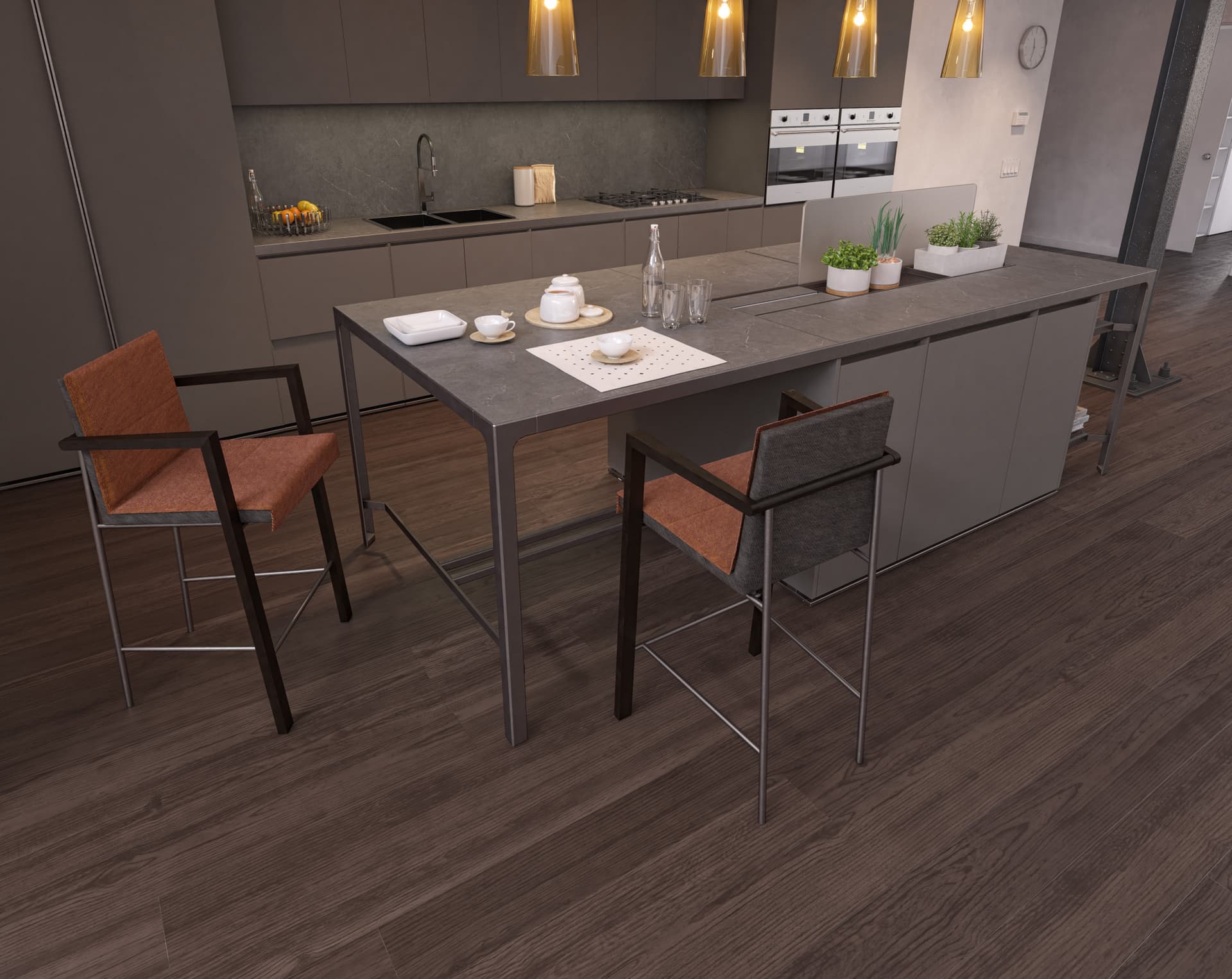ESTEL GROUP
SIRIO
High fabric stool with footrest