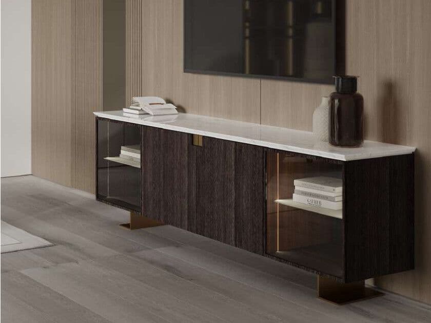EUPHORIA
ALY
Wood and glass sideboard with doors