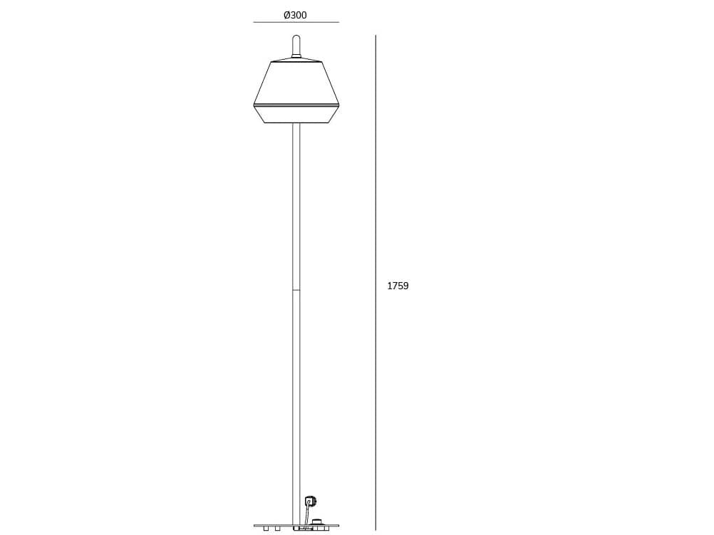 Exporlux
KASA SA
LED thermo lacquered aluminium floor lamp
