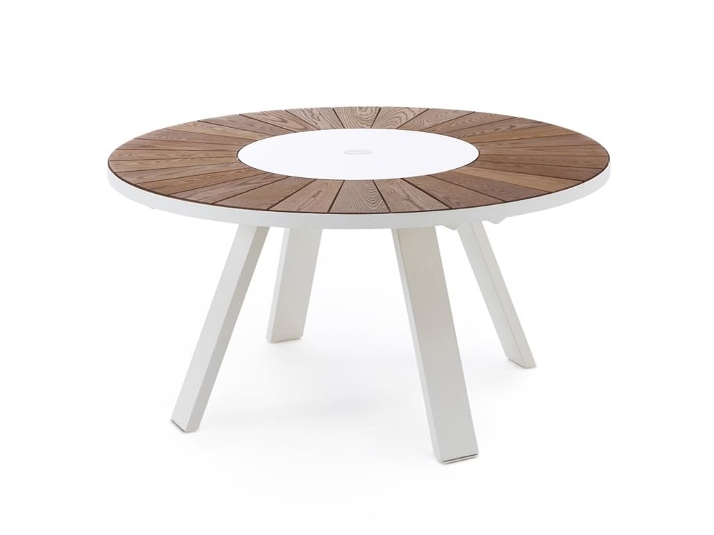Extremis
PANTAGRUEL TABLE
Round iroko garden table with Lazy Susan