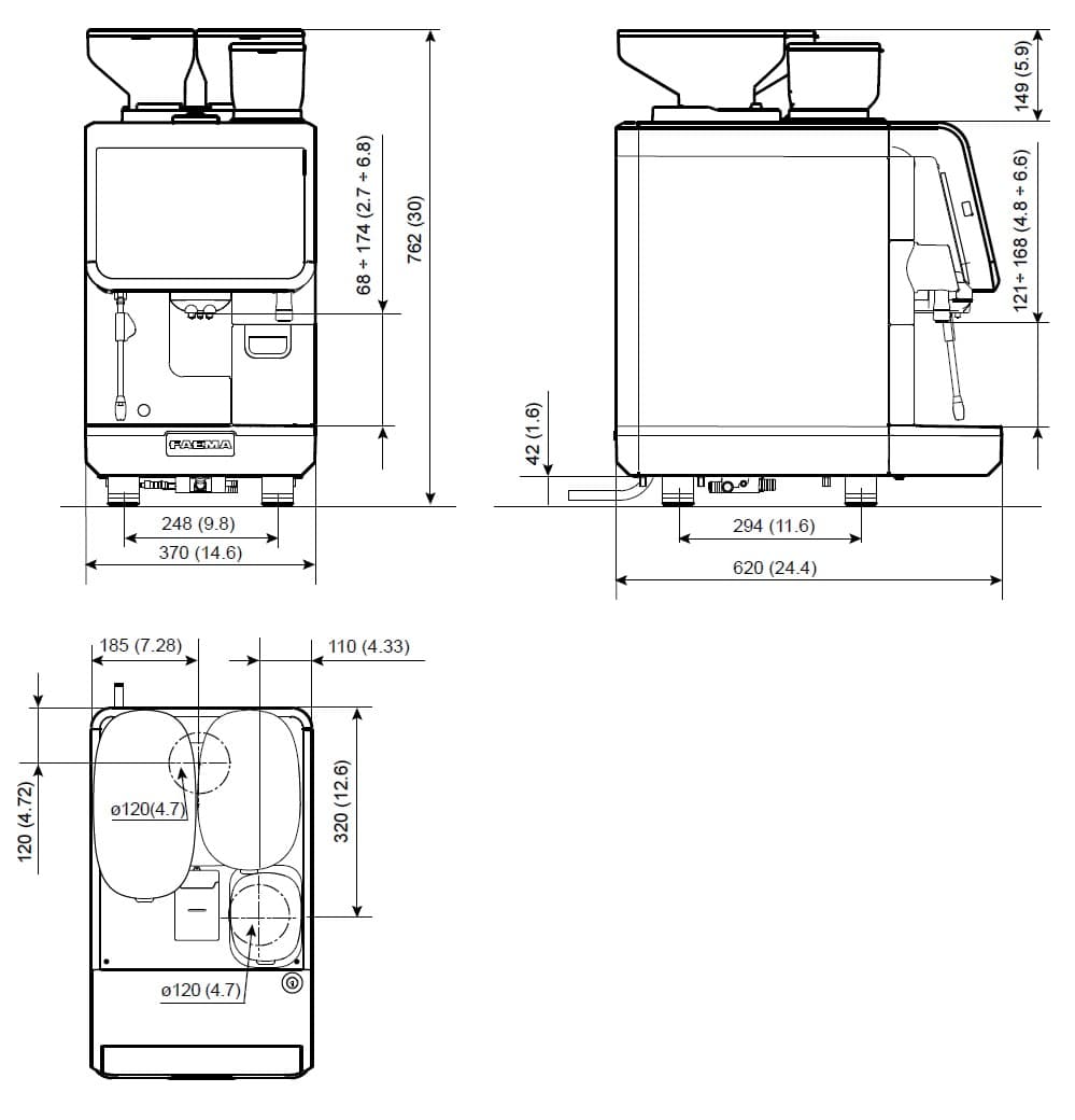 Faema
X30
Automatic Commercial coffee machine
