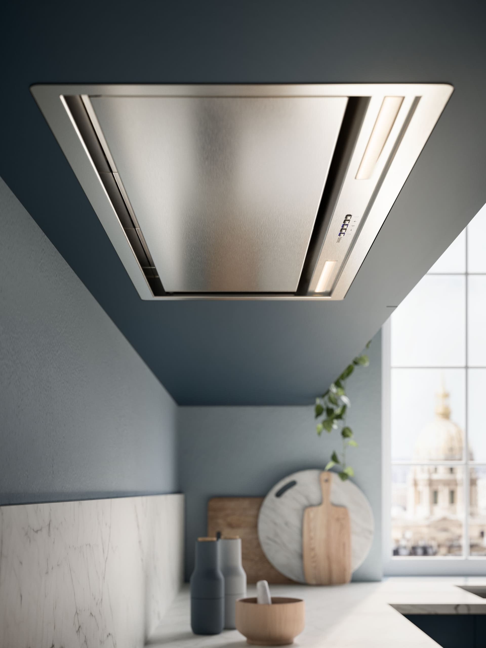 Falmec
GRUPPO INCASSO COMFORT
Built-in stainless steel cooker hood with integrated lighting