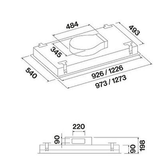 Falmec
STELLA SLIM
Built-in stainless steel cooker hood with integrated lighting