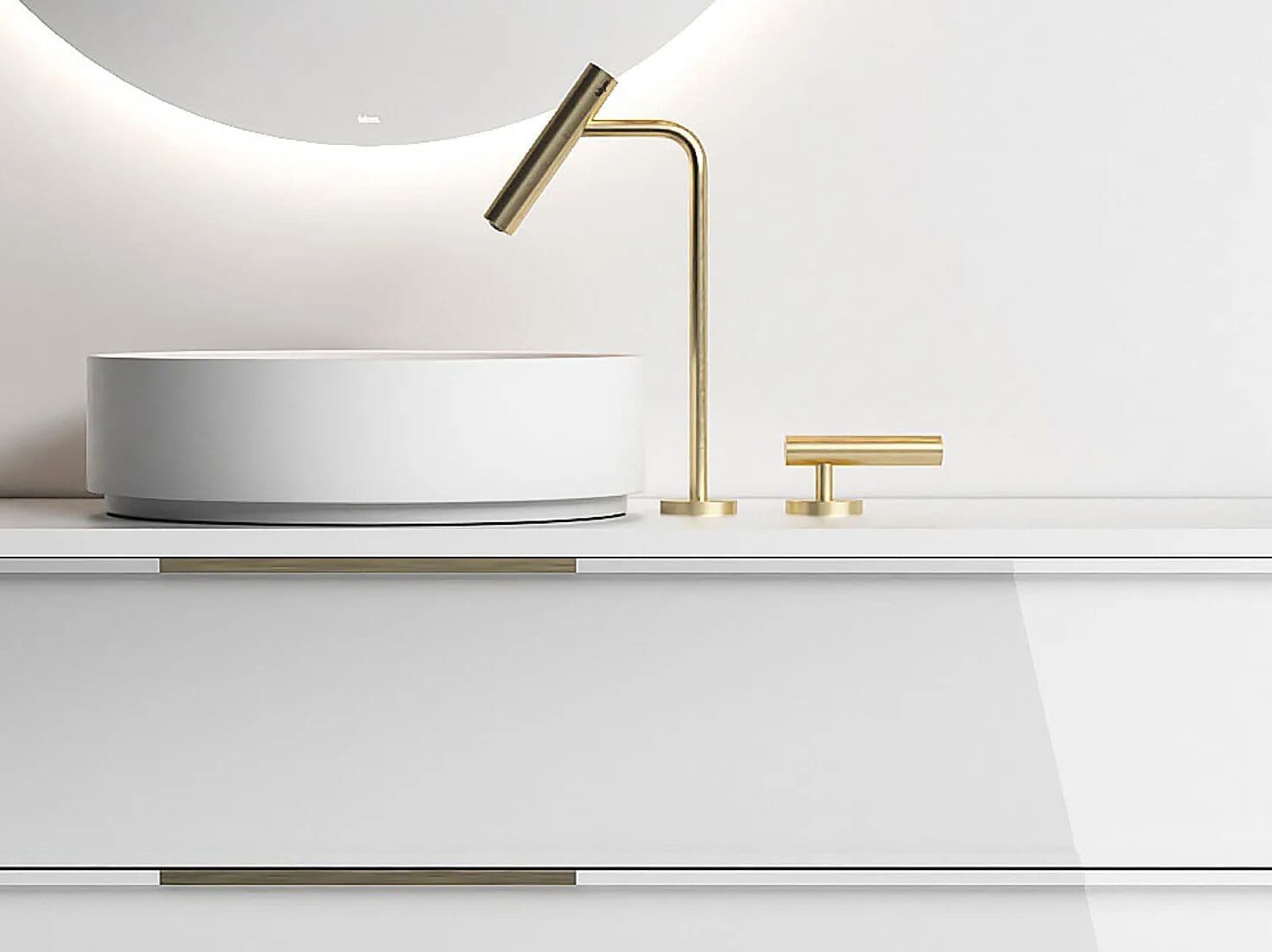 FALPER
VIAVENETO FRAME
Wall-mounted Cristalplant® vanity unit with drawers