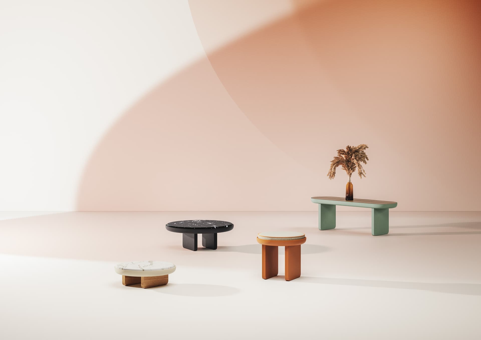Falsasquadra
EURIDICE
Round Calacatta marble coffee table