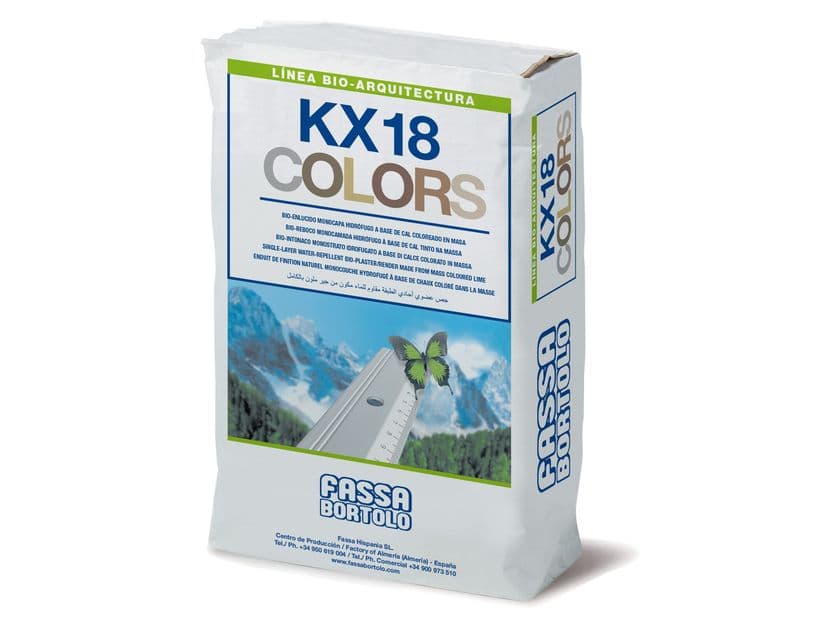Fassa Bortolo KX 18 COLORS - Натуральная штукатурка для устойчивого строительства