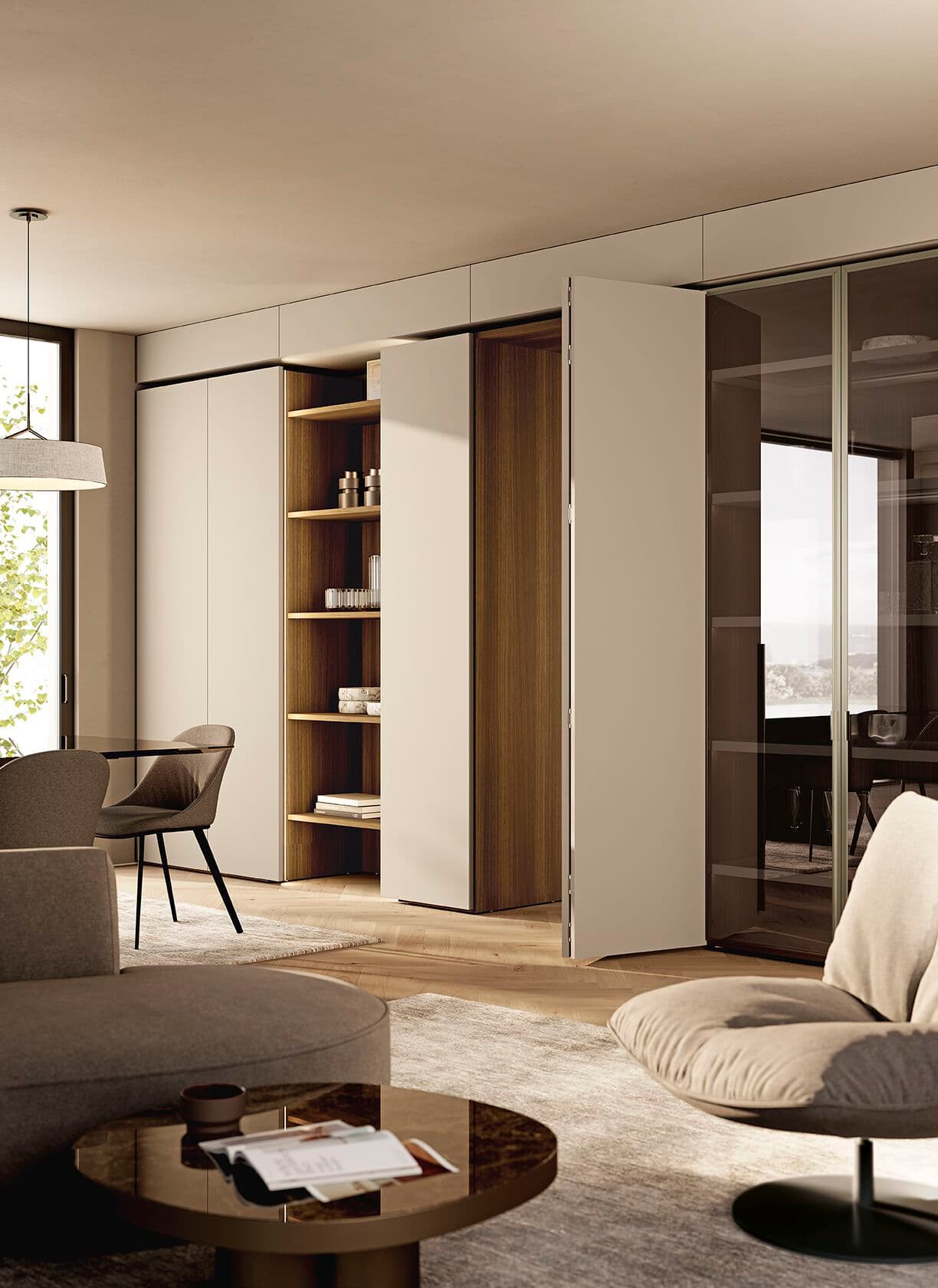 Febal Casa
Cabinets with Book Openings
Wooden wardrobe with folding doors