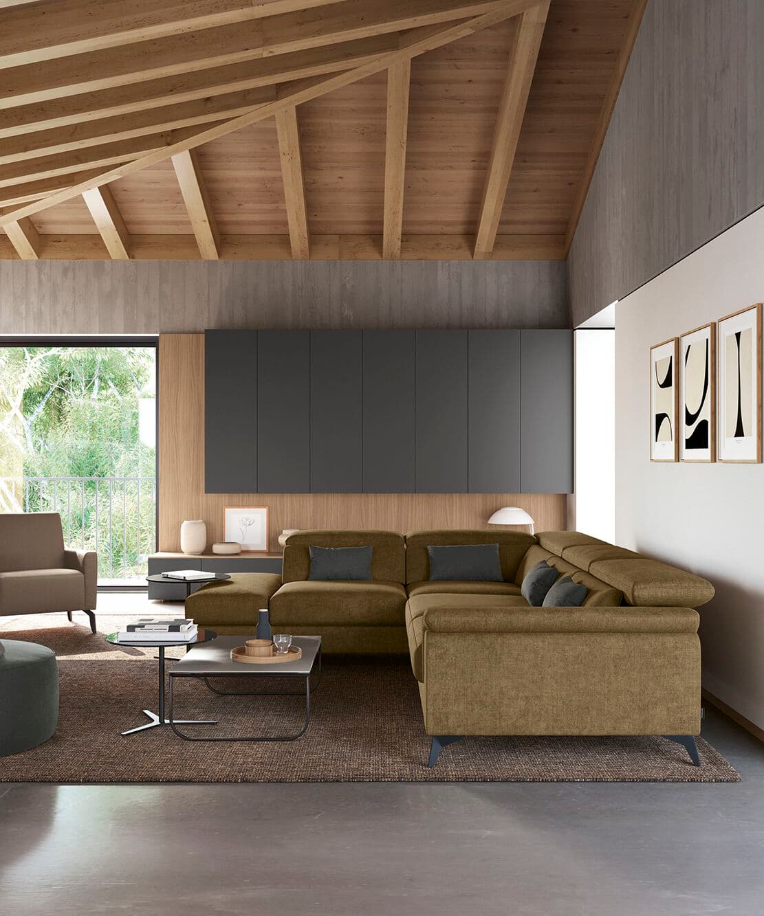 Febal Casa
CANARY
Modular fabric sofa with headrest