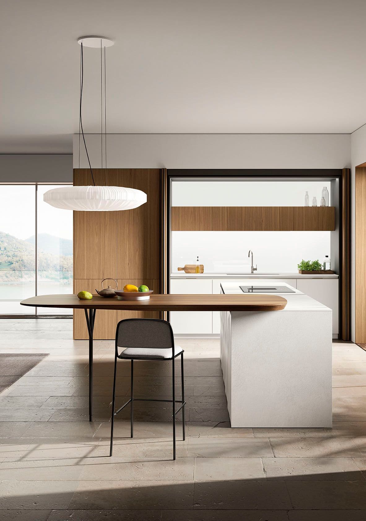 Febal Casa
ORIGINA - ALUMINIUM-PROFILED DOOR
Fitted kitchen with peninsula