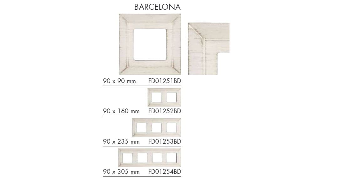 FEDE
PROVENCE BARCELONA
Brass switch range