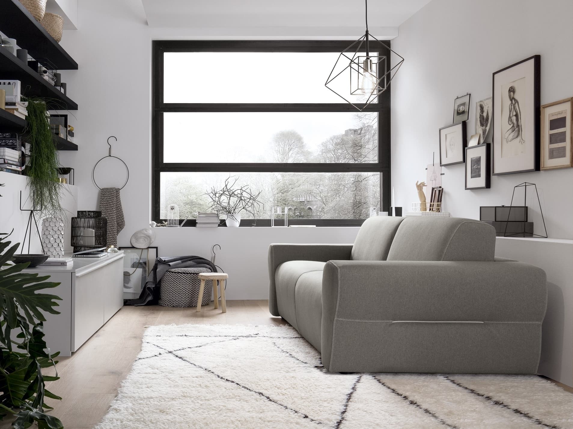 Felis
YVES
Double fabric sofa bed