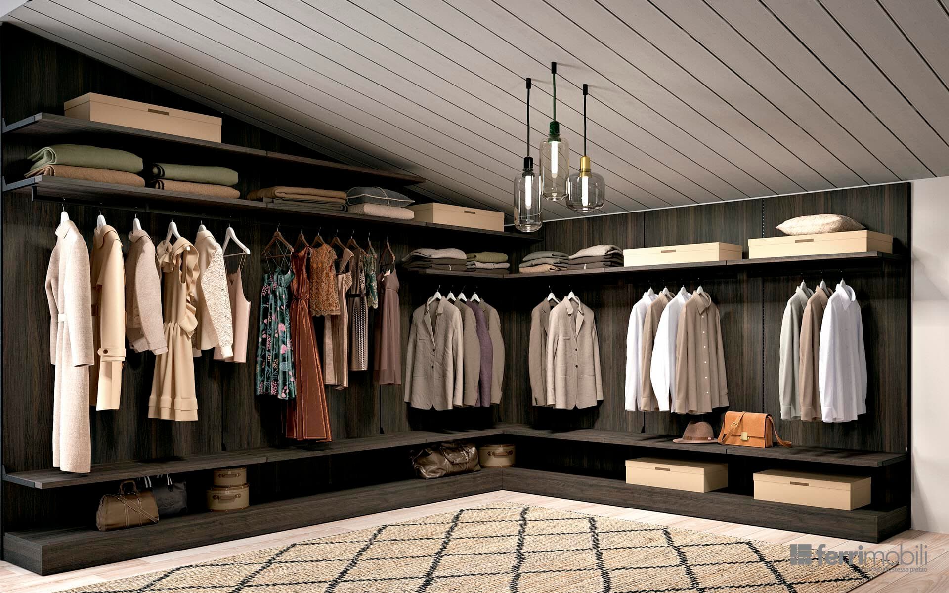 Ferrimobili
COMPOSITION 03
Walk-in wardrobe