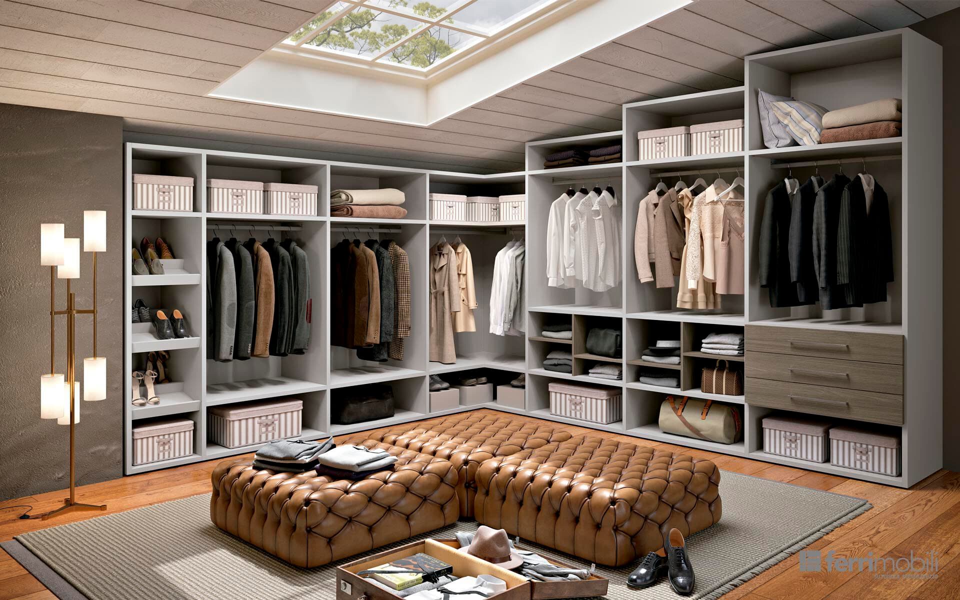 Ferrimobili
COMPOSITION 14
Corner walk-in wardrobe