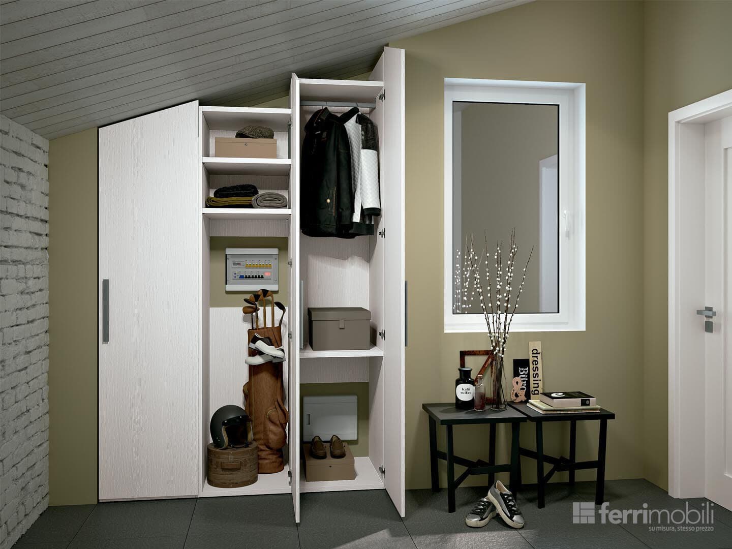 Ferrimobili
COMPOSITION 33
Attic storage wardrobe