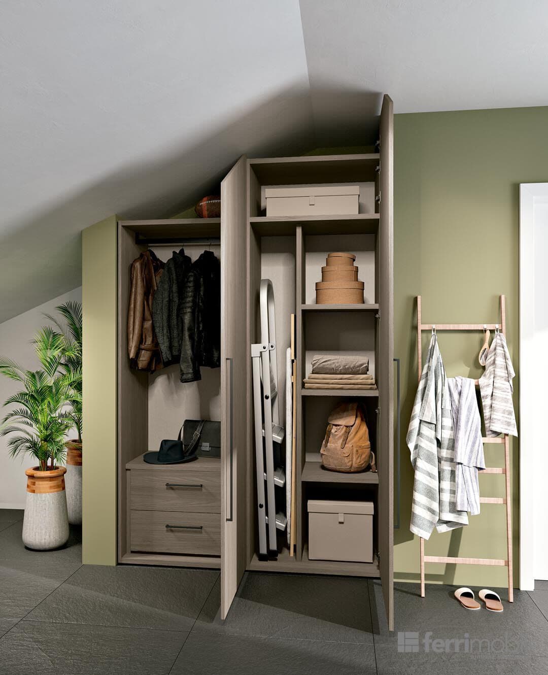 Ferrimobili
COMPOSITION 43A
Attic storage wardrobe