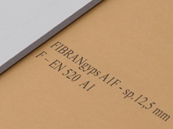 FIBRANgyps A1F - Огнестойкий гипсокартон