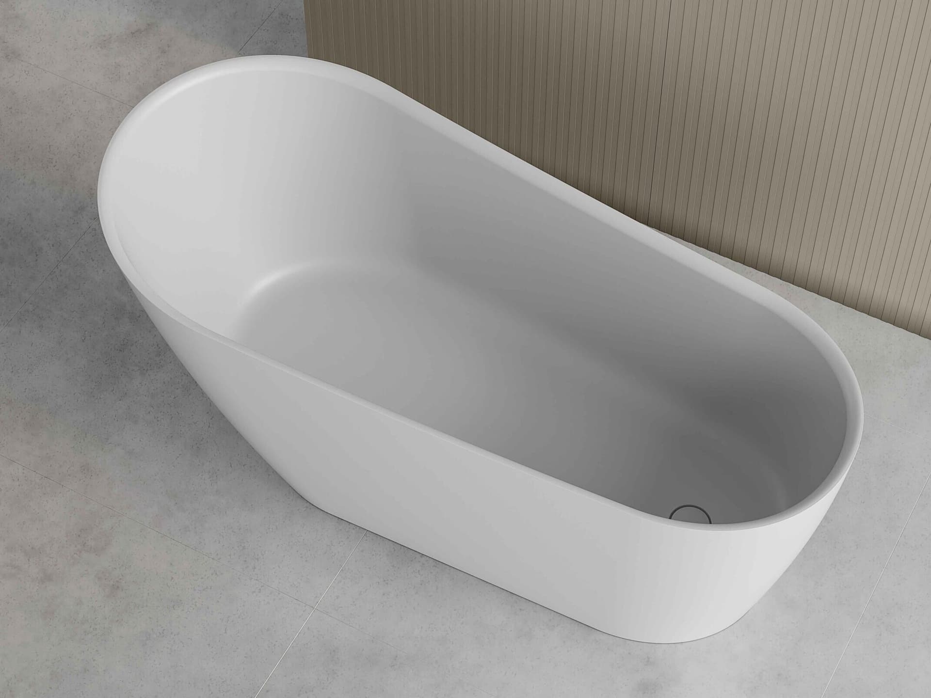 Fiora
WAVY
Oval freestanding bathtub