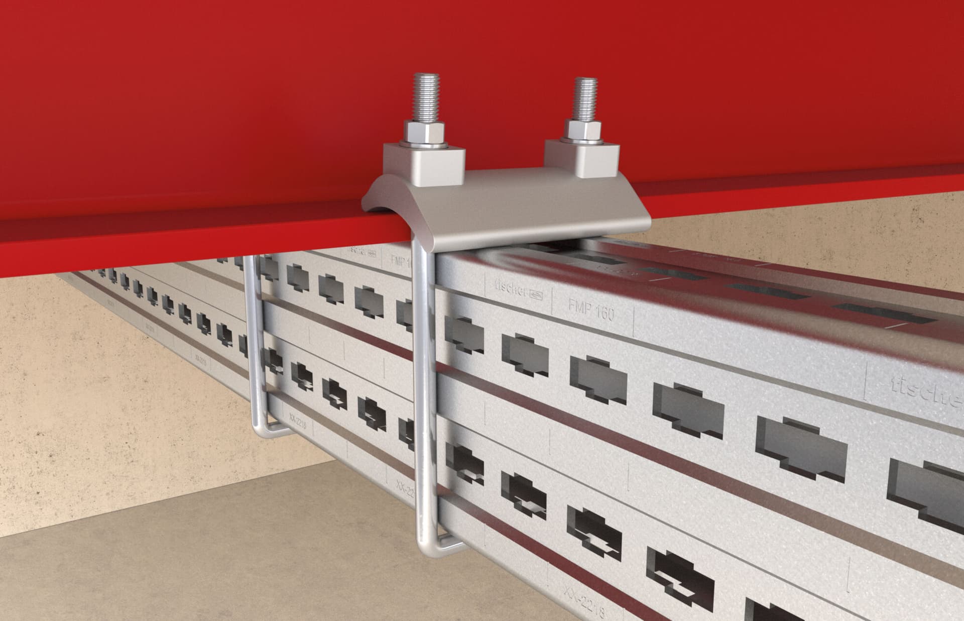 fischer
FMBC
Fixing clamp for connecting heavy-duty profiles to beams