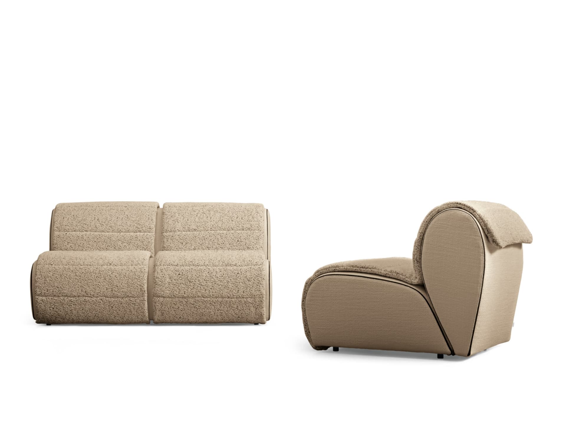 Flou
FLORA
Fabric garden armchair
