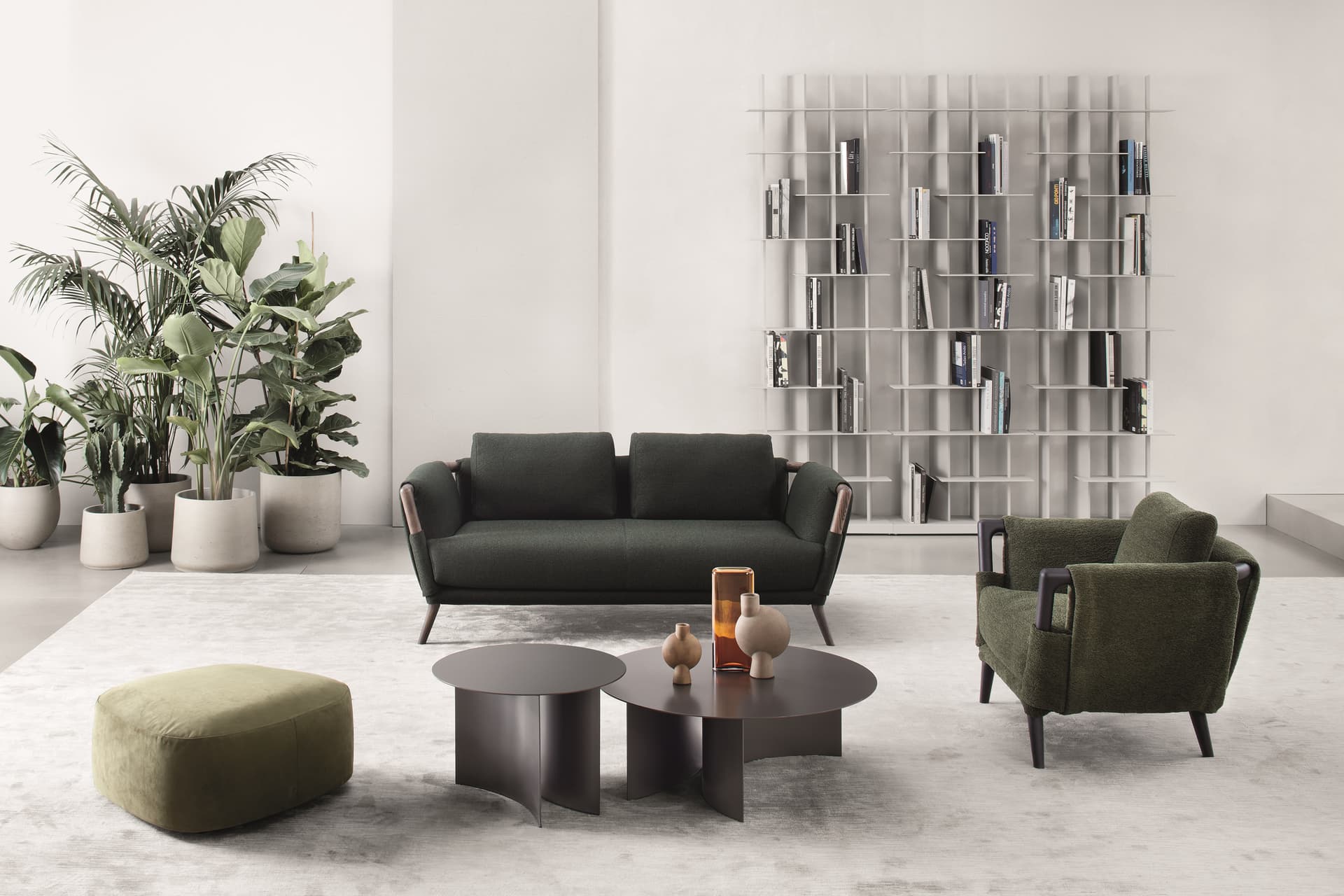 Flou
GAUDÍ
2 seater fabric sofa with removable cover