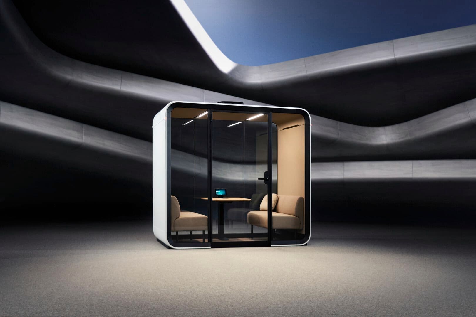 Framery
FRAMERY FOUR™
Acoustic office pod with table