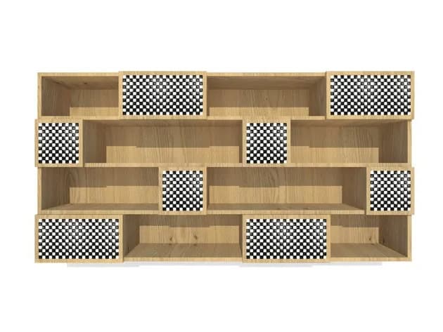 FRANCESCO DE MAIO
ROVERE MAIOLICATO
Wall-mounted faïence bookcase