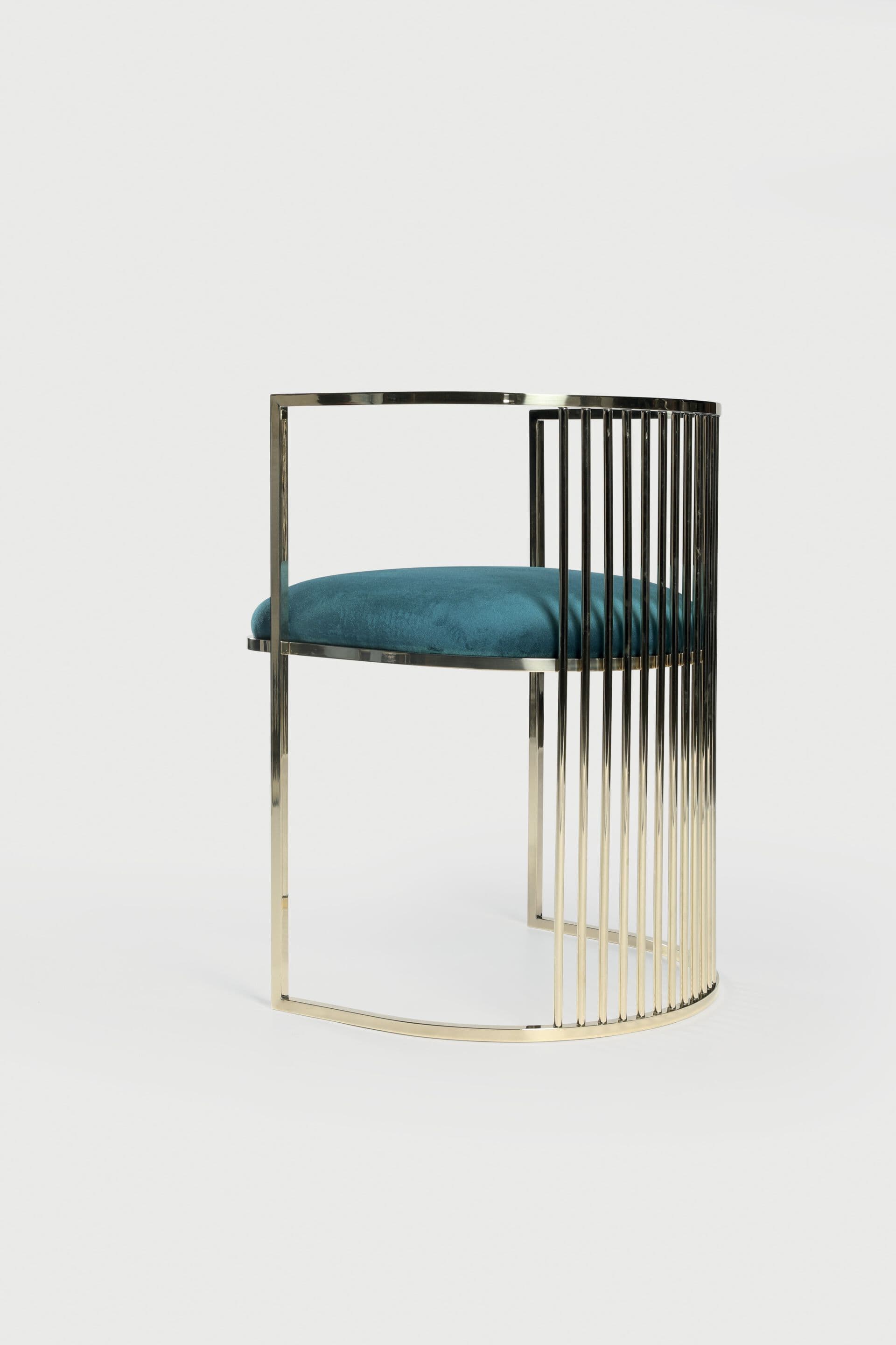 Galbiati
AURA
Brass chair with padded seat
