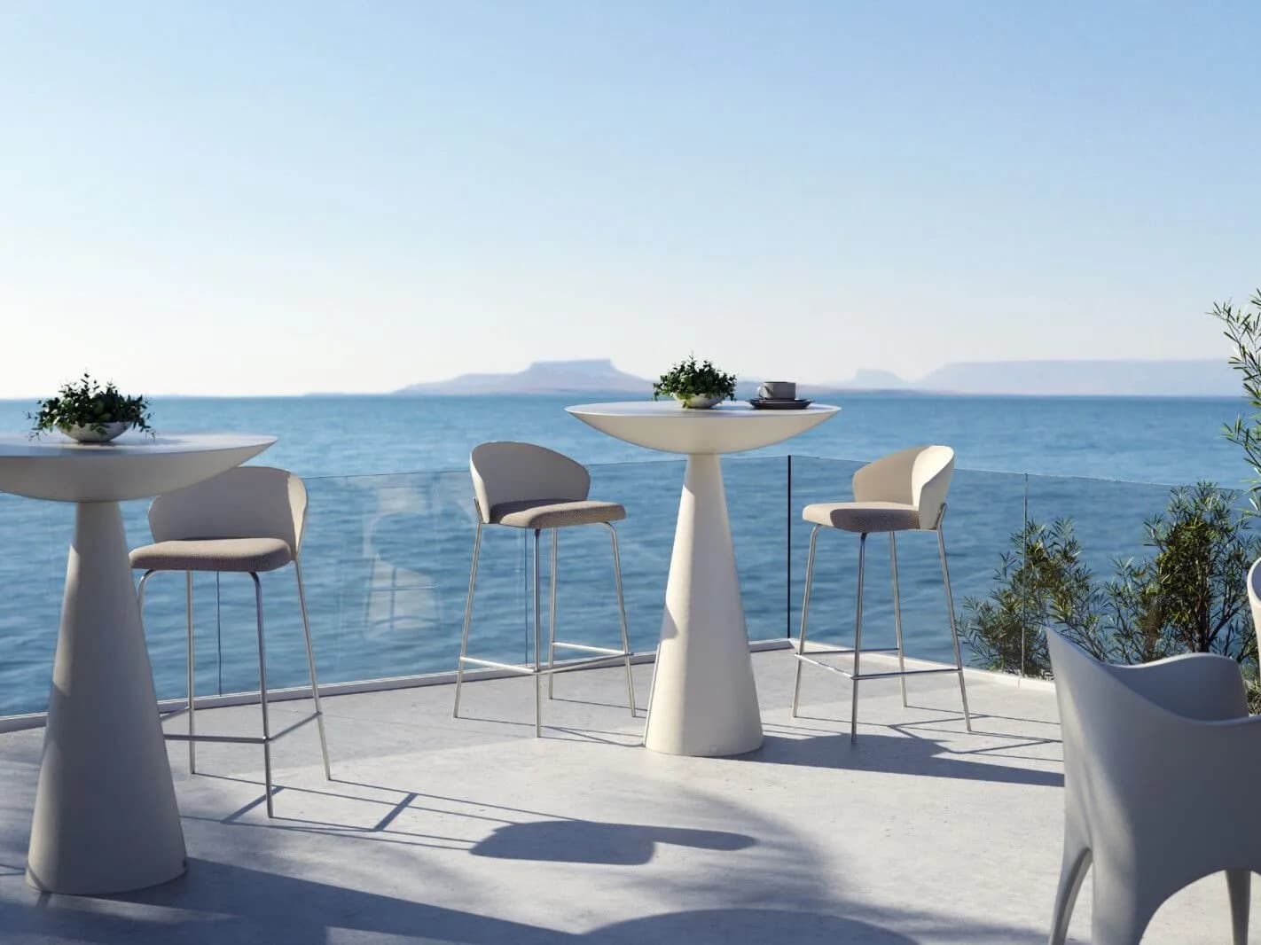 GANSK
OCEANO
Fiberglass high table