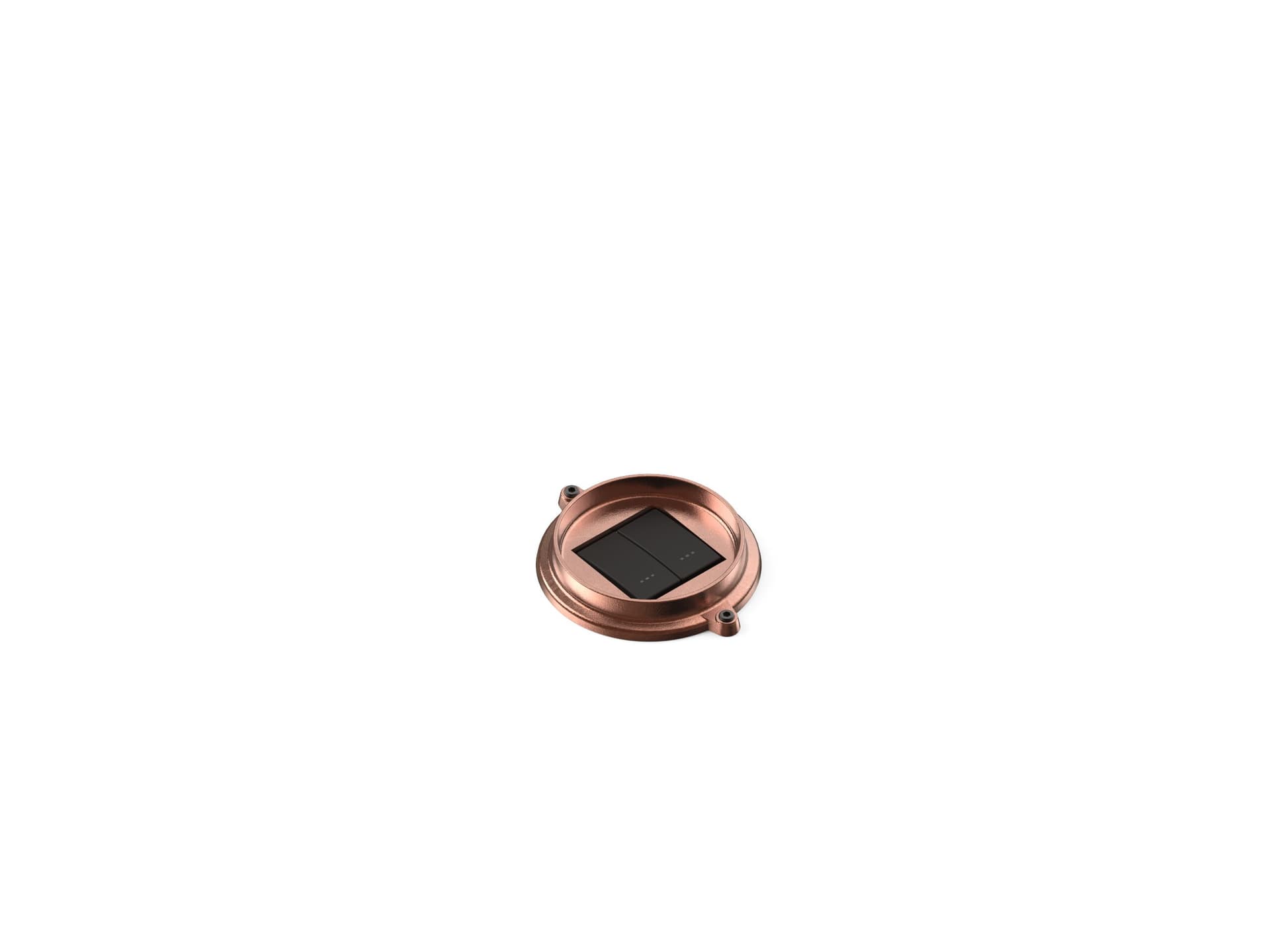 Genuit
WALLPLATE COPPER
Round coppered aluminium wallplate