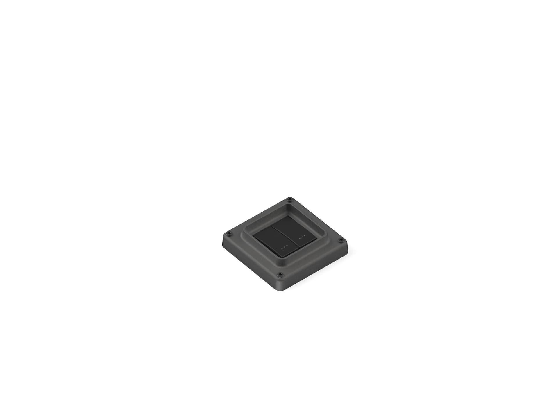 Genuit
WALLPLATE GRAPHITE
Anodized aluminium wallplate