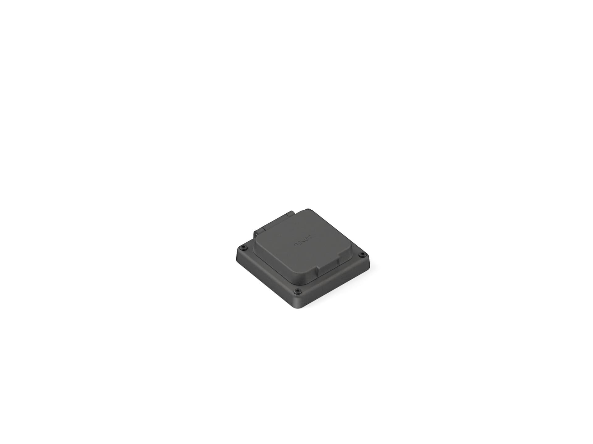 Genuit
WALLPLATE OUTDOOR GRAPHITE
Anodized aluminium wallplate with IP55