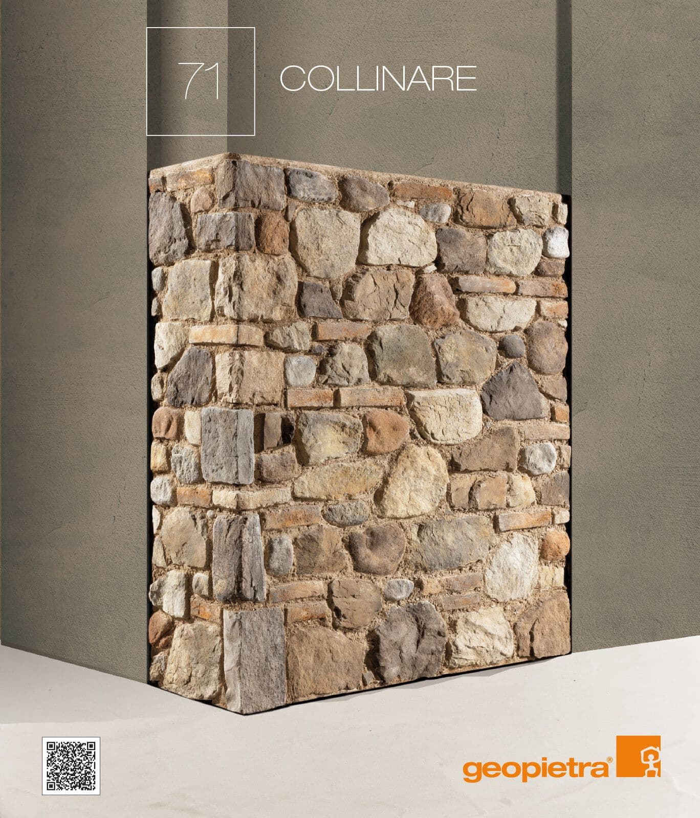 COLLINARE P71 - Элемент фасада из искусственного камня