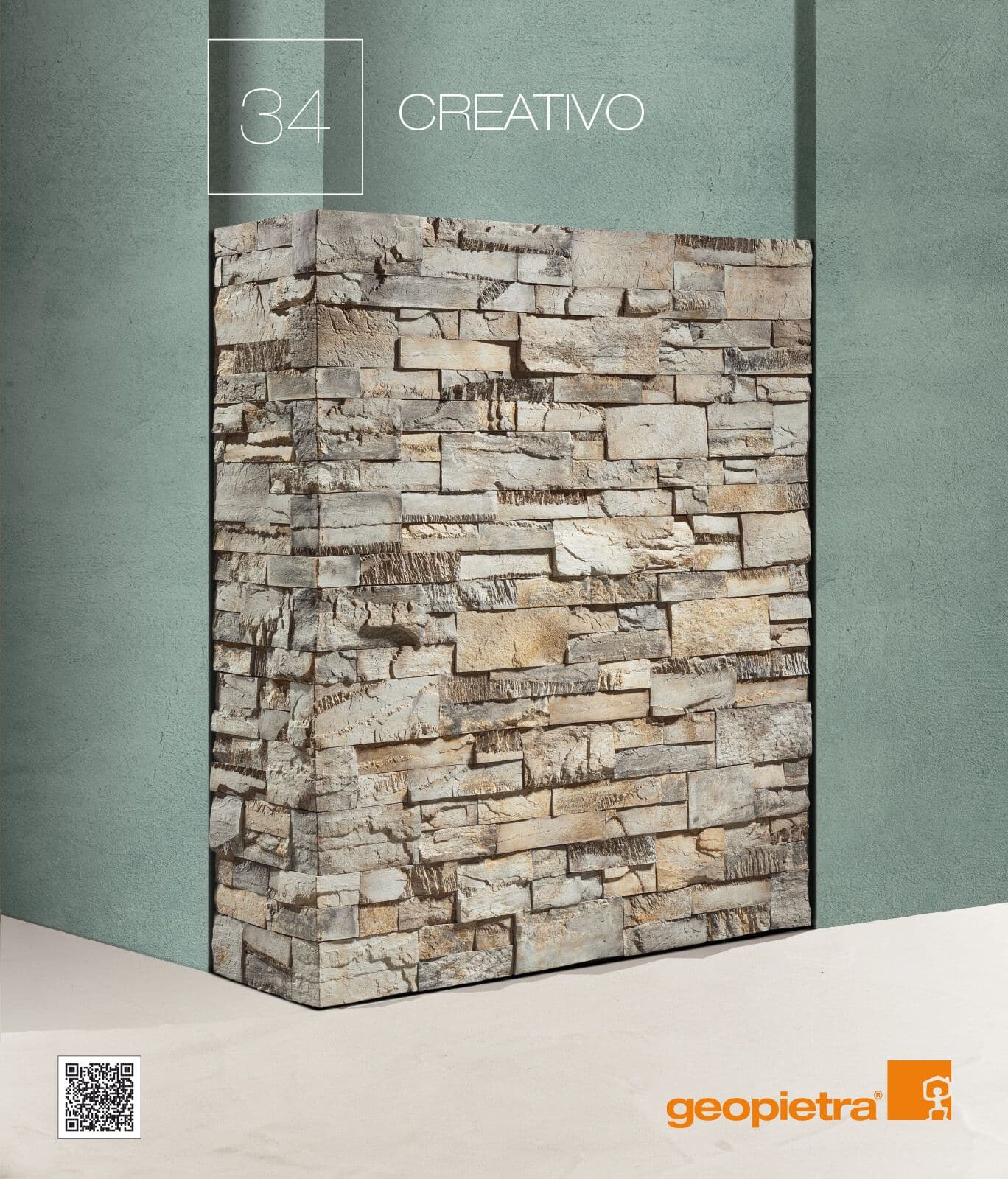 GEOPIETRA® CREATIVO P34 - Элемент фасада из искусственного камня