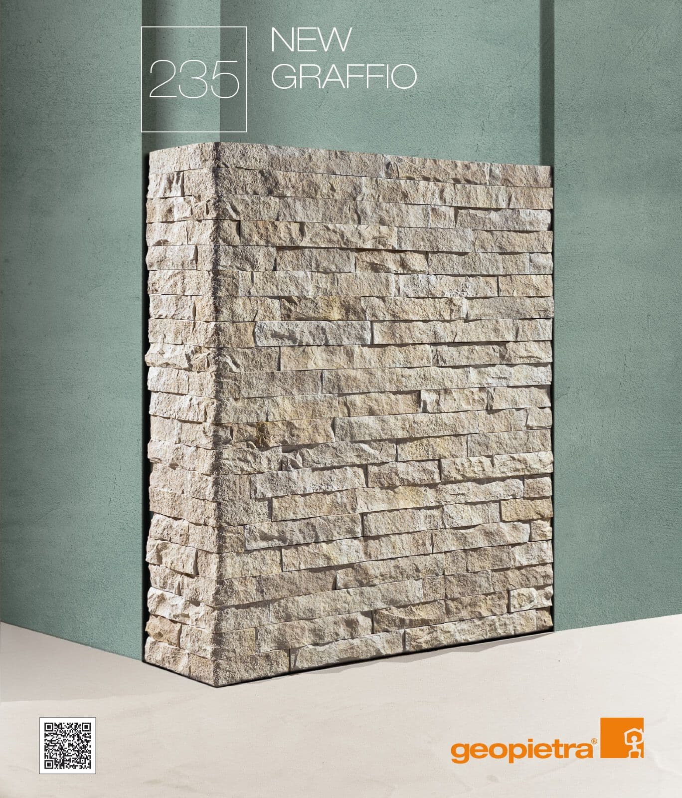 GEOPIETRA® NEW GRAFFIO P235 - Элемент фасада из искусственного камня