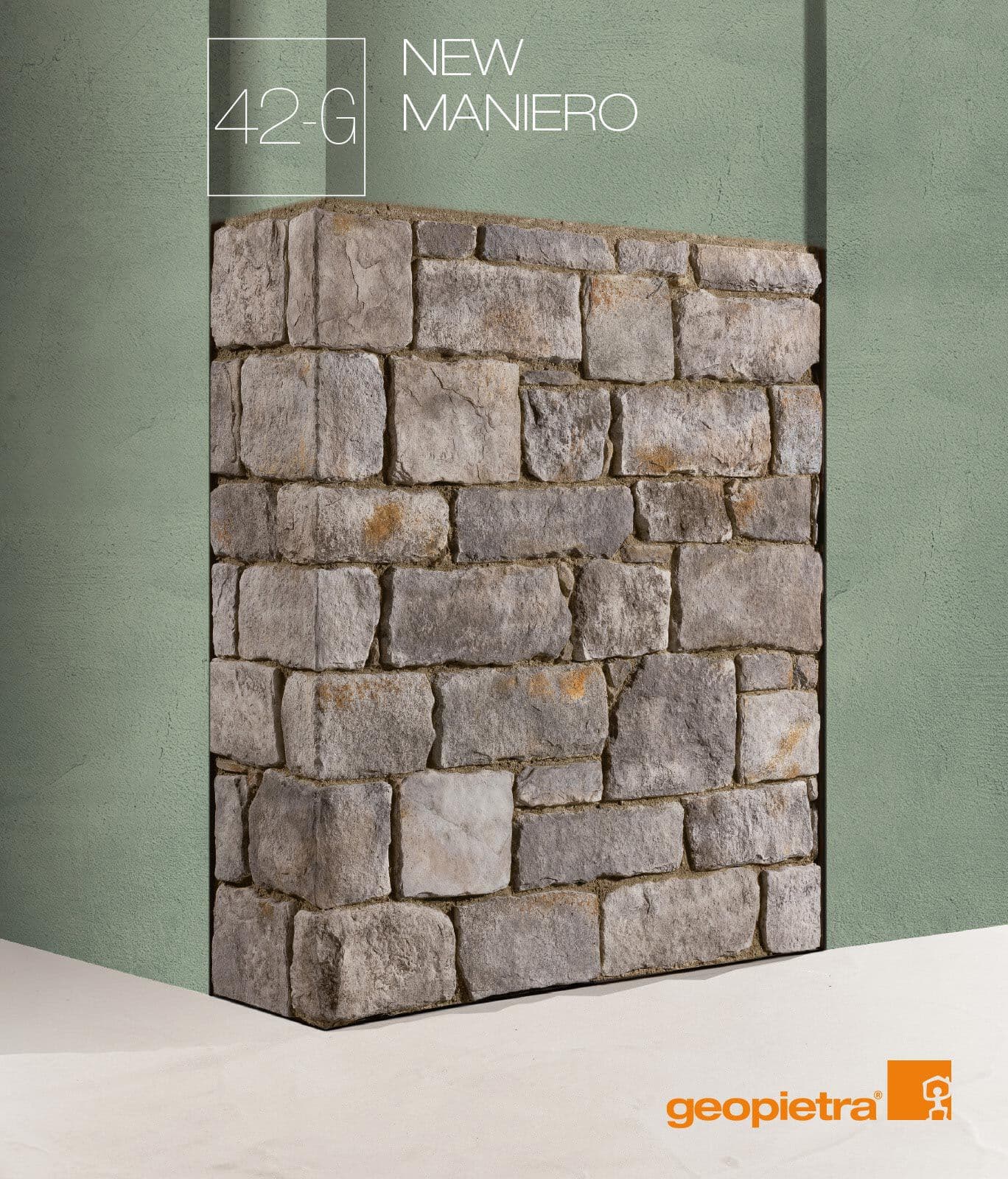 GEOPIETRA®
NEW MANIERO P42-G
Artificial stone facade element