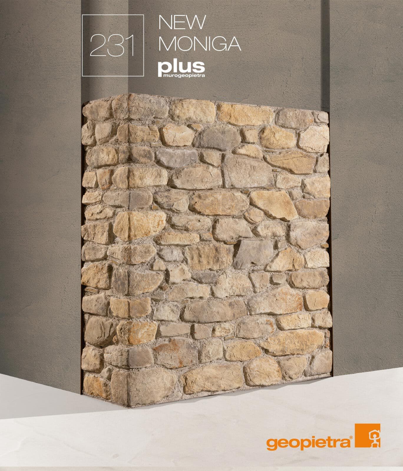 GEOPIETRA®
NEW MONIGA P231
Artificial stone facade element
