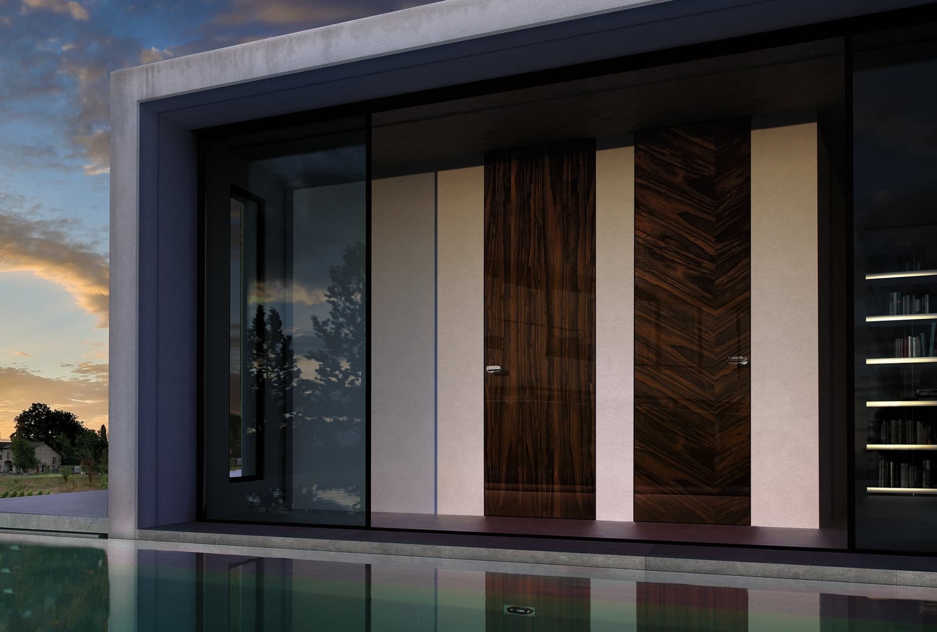 Ghizzi & Benatti
TABULA ZERO
Hinged flush-fitting wooden door