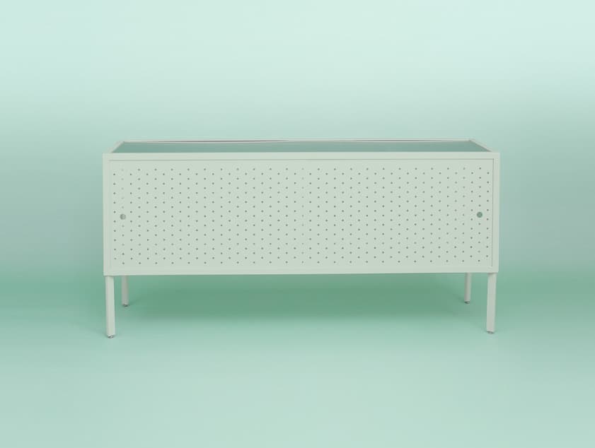 Giacopini
MAIA
Metal and polycarbonate sideboard with sliding doors