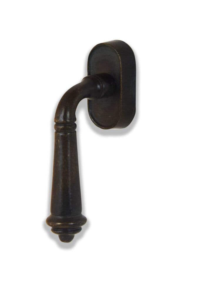 GIARA ART DESIGN-BRONZE PERLA GRANDE - Бронзовая оконная ручка на розетке