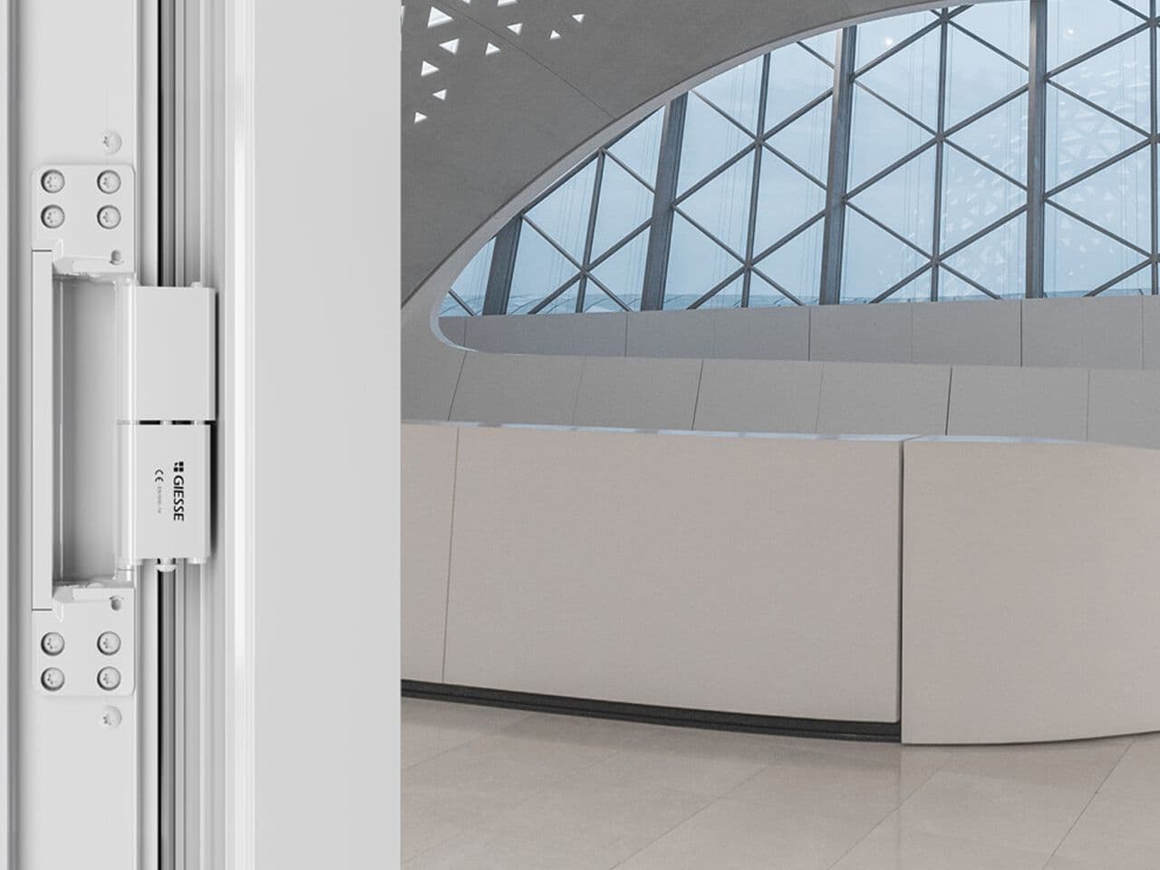 Giesse
C.H.I.C. DOOR 160
Concealed hinge for aluminium doors